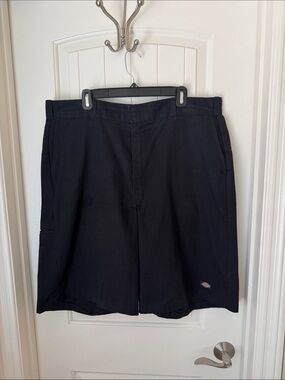 Dickies Black Cargo Work Shorts for Men